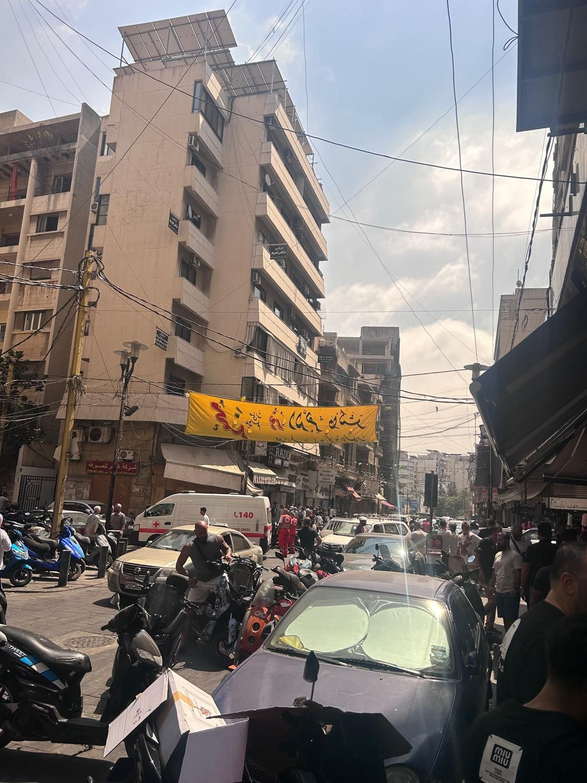 Clashes in the Beirut Gold market turns it into a  war zone