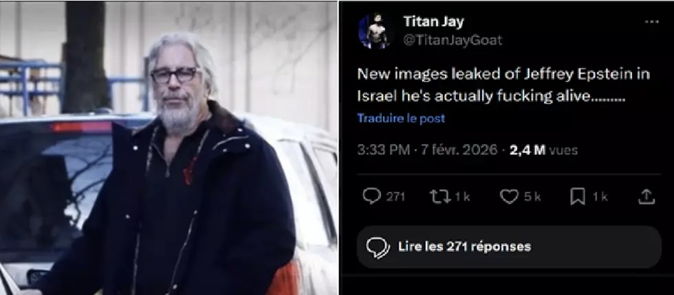 Jeffrey Epstein is alive and well according to a new conspiracy theory