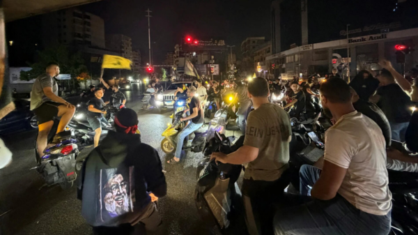 Hezbollah protests against Lebanon-Israel deal. Views as existential threat