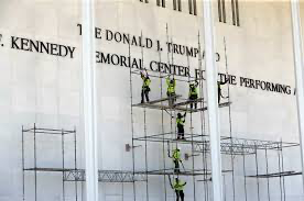 Trump’s name stripped from Kennedy Center in predawn operation
