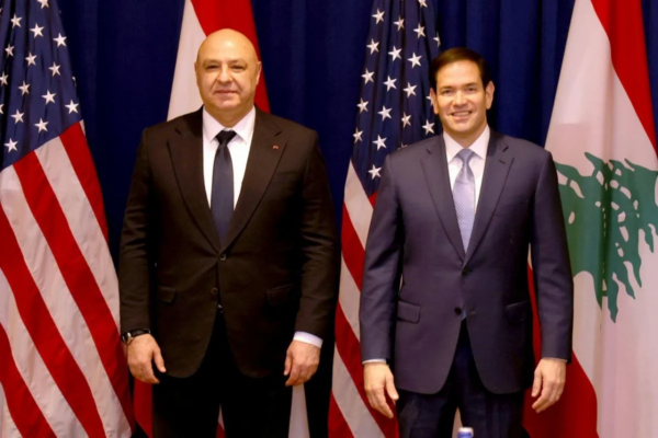 Rubio hails Lebanon for peace efforts after meeting Aoun in Washington