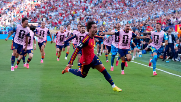 Spain wins the World Cup by beating Argentina 1-0 in extra time