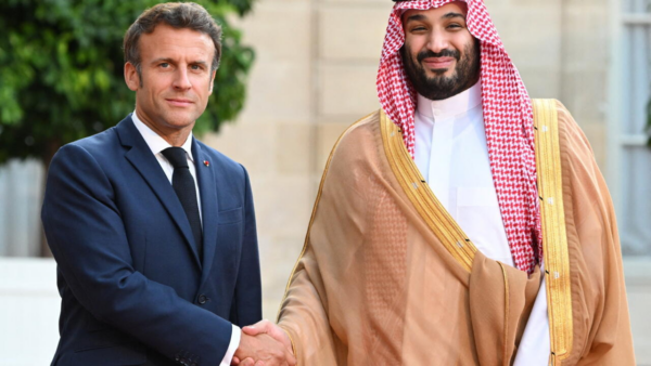 Macron hosts Saudi crown prince for two-day visit to include issues from energy to Mideast