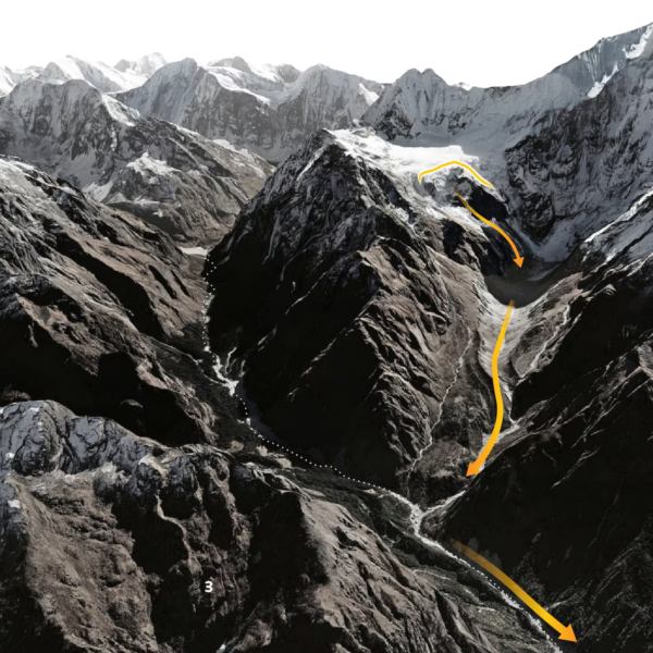 How a glacier collapse triggered a deadly landslide and flooding along the Nepal-China border