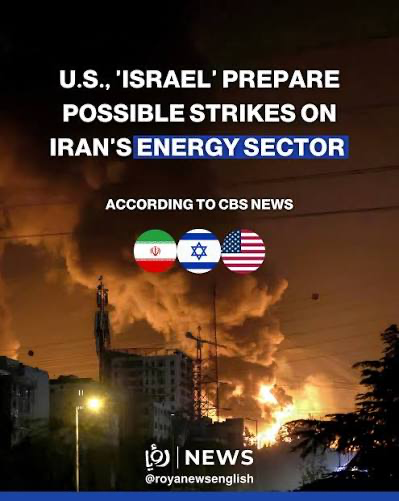 U.S., Israel preparing to bombard energy-related targets in Iran