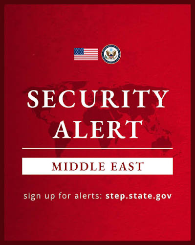 U.S. embassies in  Middle East issue security alerts for Americans amid “potential for unforeseen escalation” in conflict
