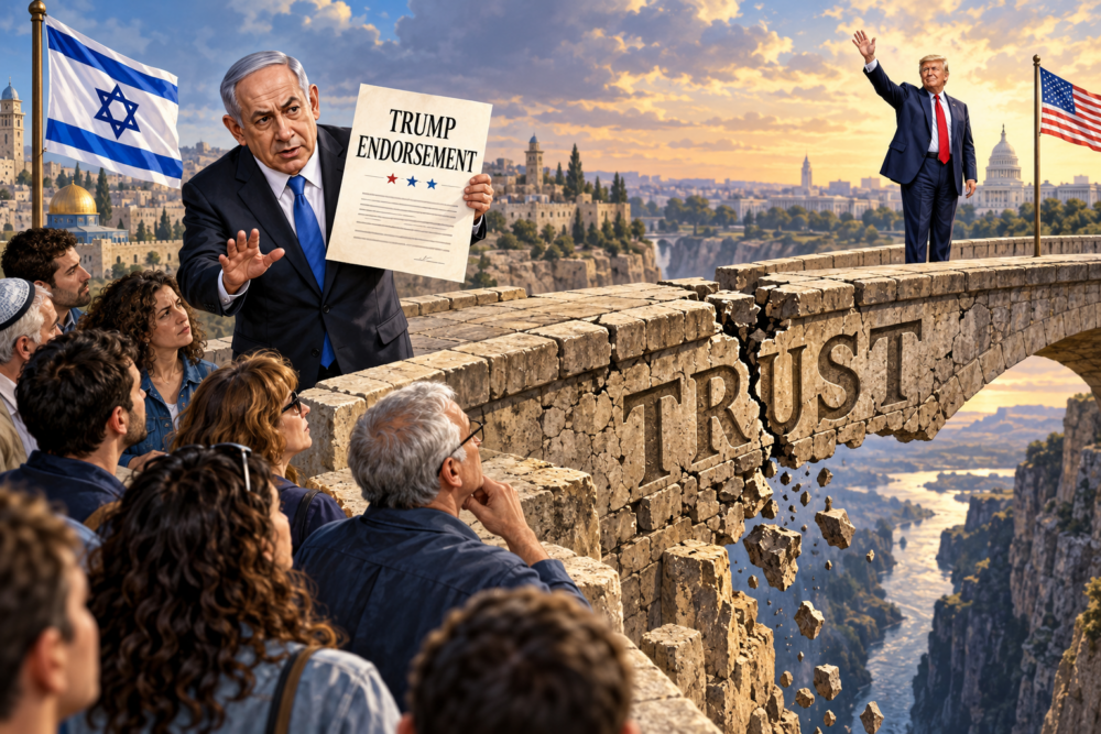 Trump’s endorsement of Netanyahu may be too little, too late—Because trust has eroded